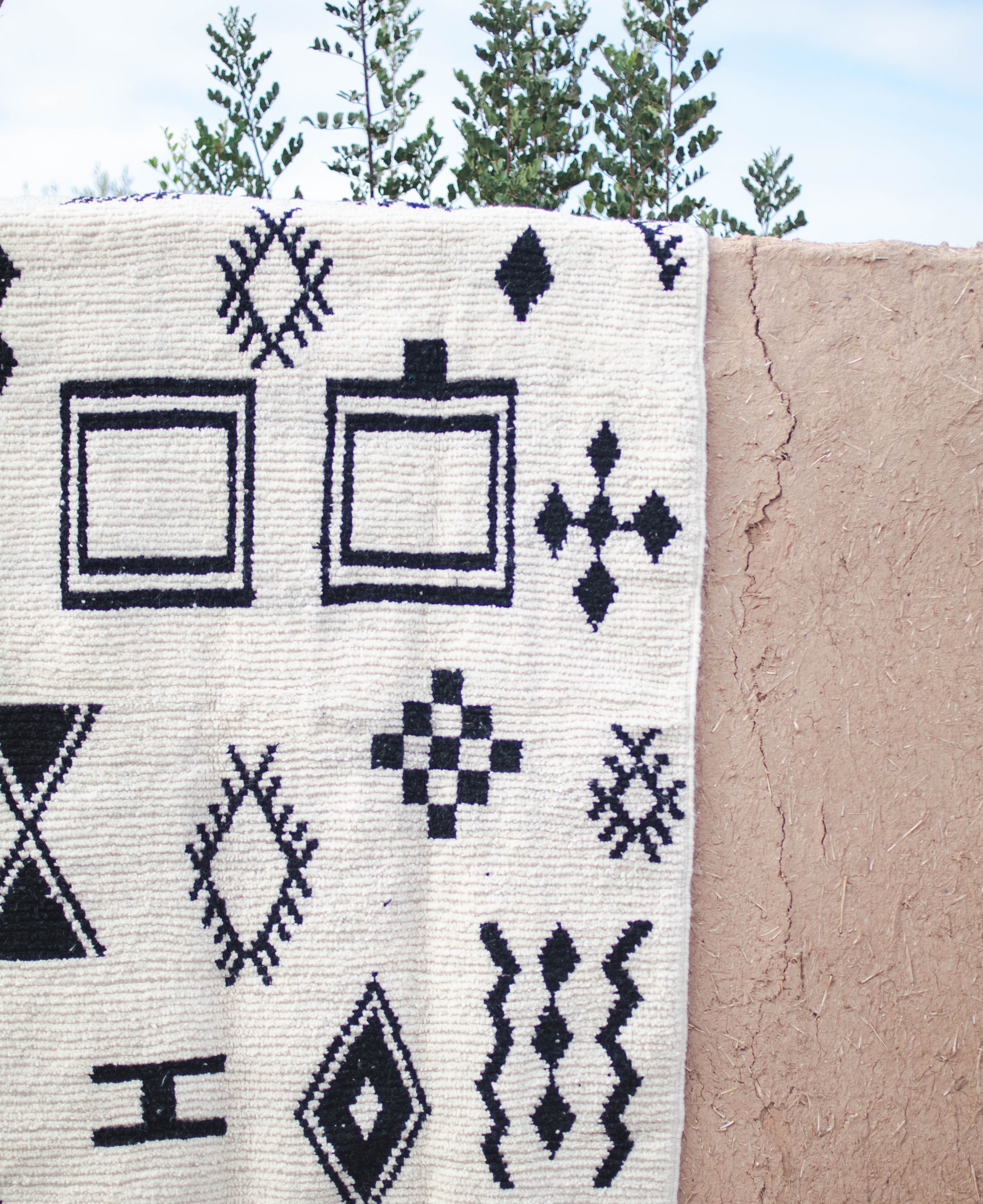 Moroccan Berber Beni Ourain Rug