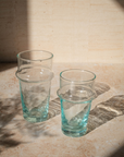 Recycled Moroccan Clear Tumbler Glass, Set of 6