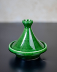 Tazekka Green Moroccan Ceramic Mini Serving Tagine