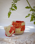 Hand-Woven Moroccan Wool Pot - 034
