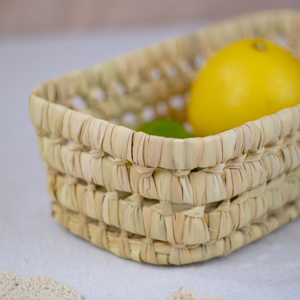Handwoven Wicker Tray/Basket