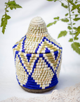 Hand-Woven Moroccan Wool Pot - 034