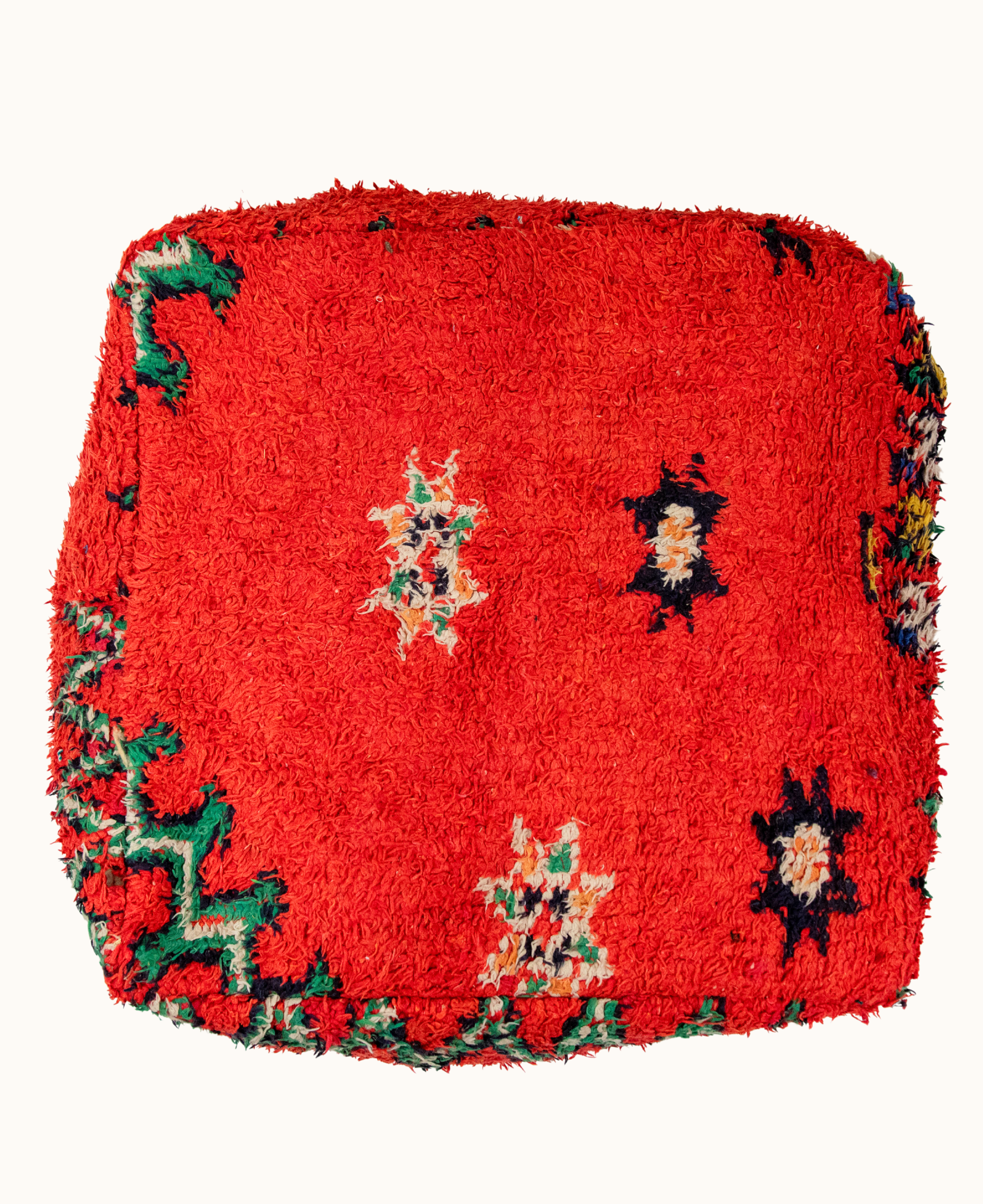 Handmade Moroccan Vintage Floor Cushion Pouf - 08