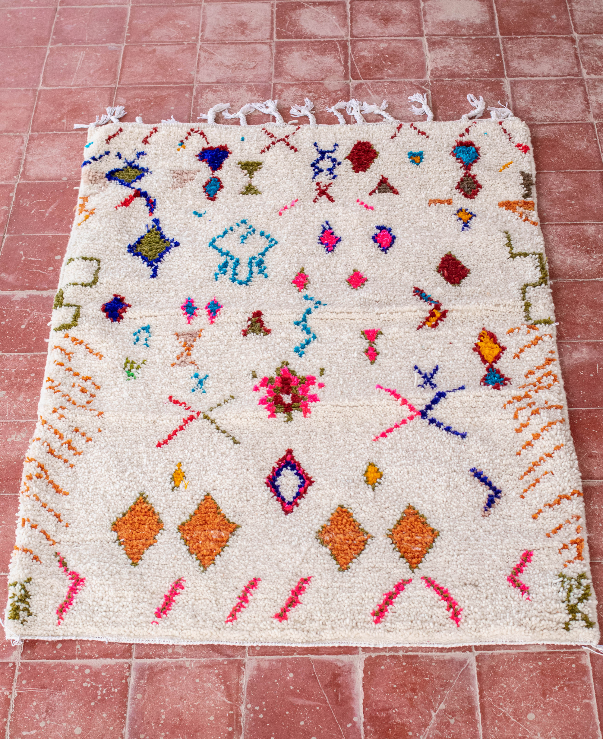 Moroccan Berber Beni Ourain Rug