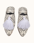 Moroccan Handmade Womens Babouche Slippers with African-Inspired Patterns
