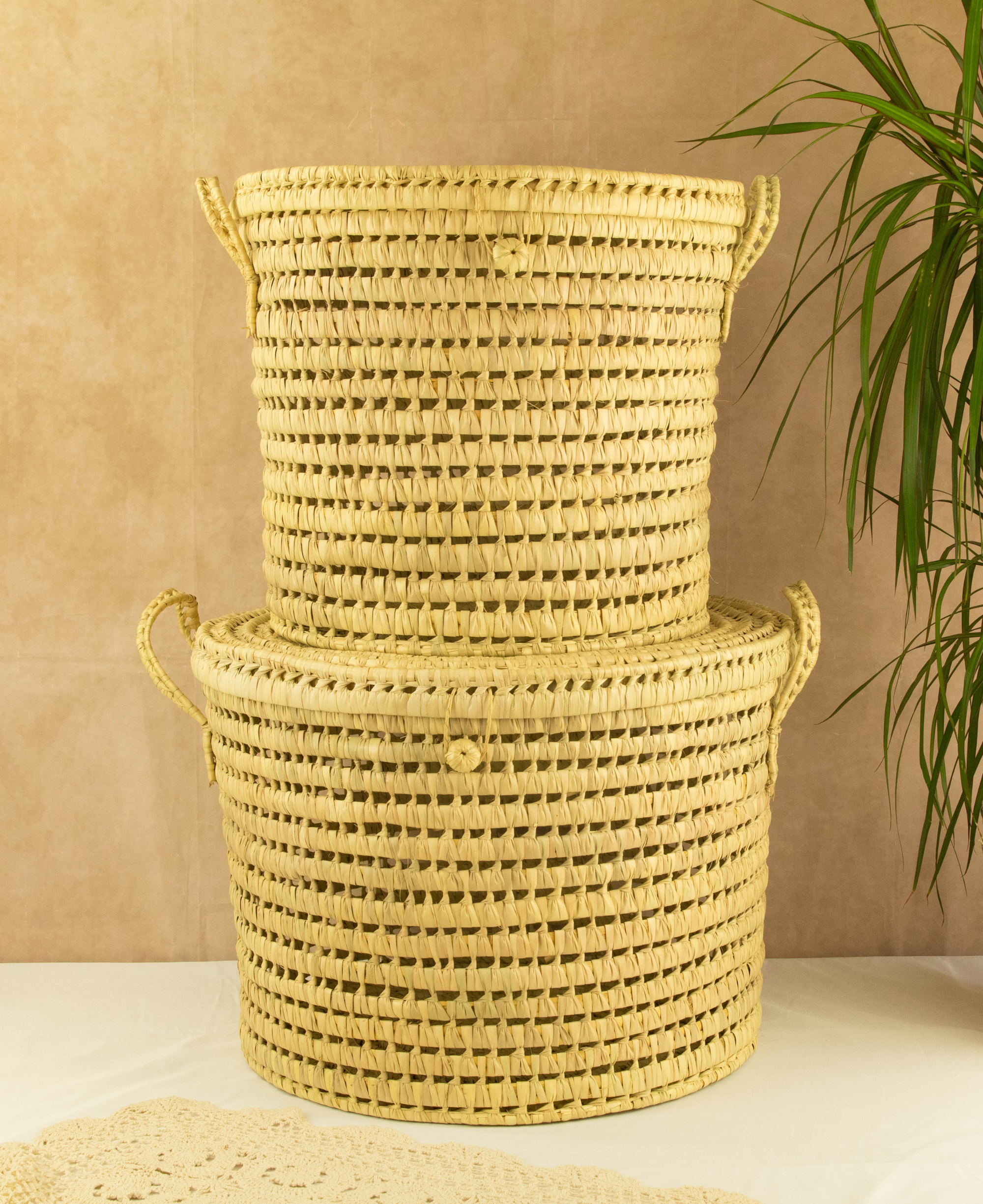 Handmade Woven Laundry Storage Basket
