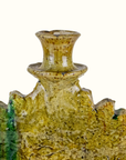 Handmade Tamegroute Ochre Candle Holder