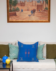 Handmade Moroccan Cactus Silk Cushion Cover - 27