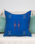 Handmade Moroccan Cactus Silk Cushion Cover - 27