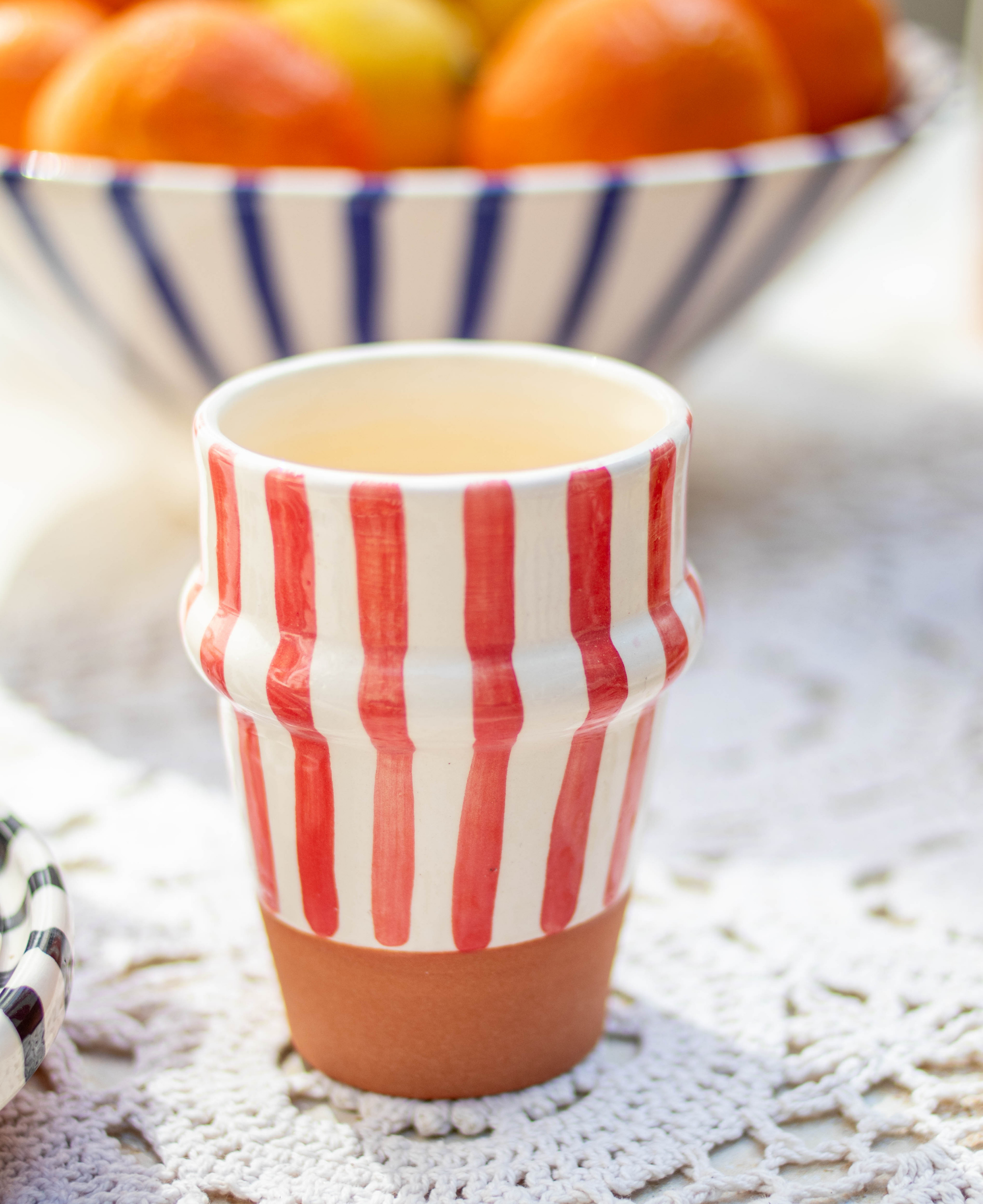 Moroccan Handmade Ceramic Tumbler