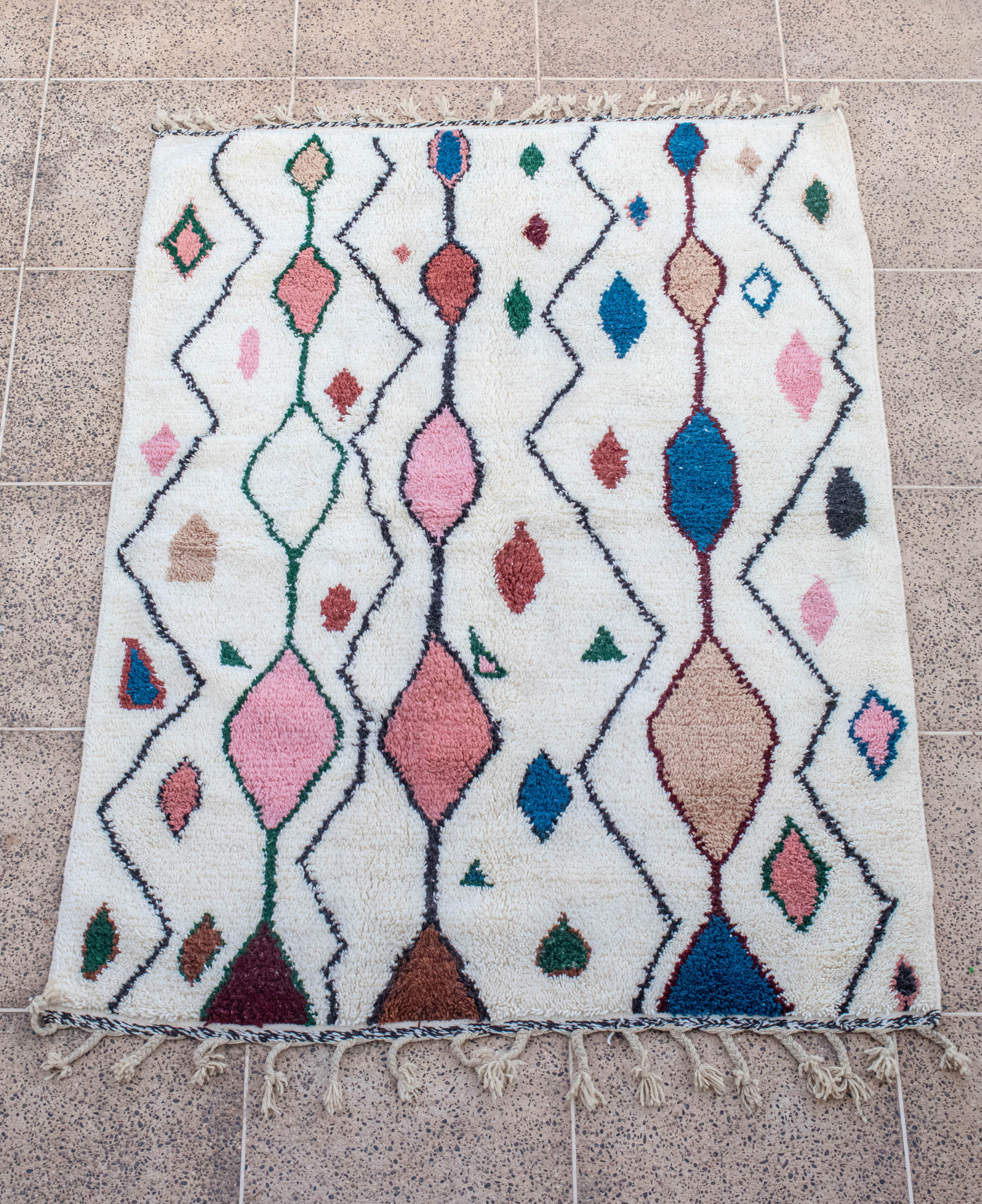 Moroccan Berber Beni Ourain Rug