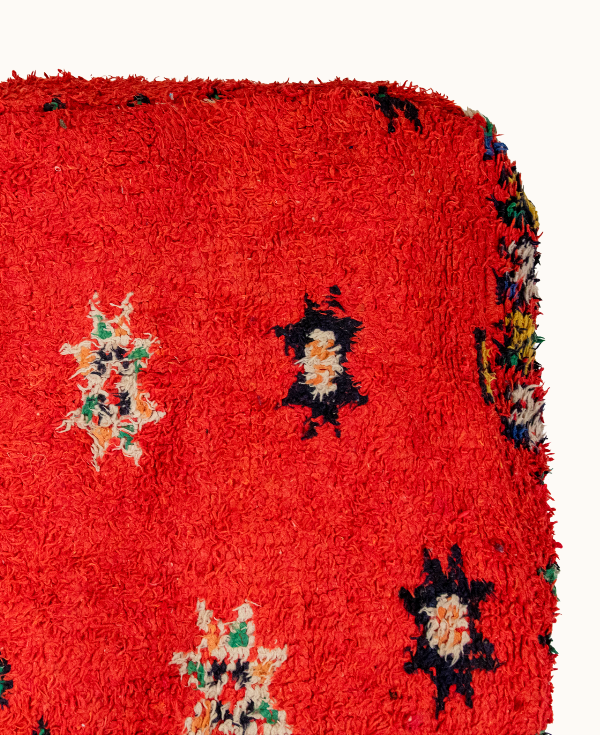 Handmade Moroccan Vintage Floor Cushion Pouf - 08