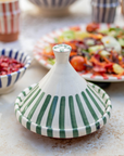 Moroccan Ceramic Serving Tagine Pot and Lid