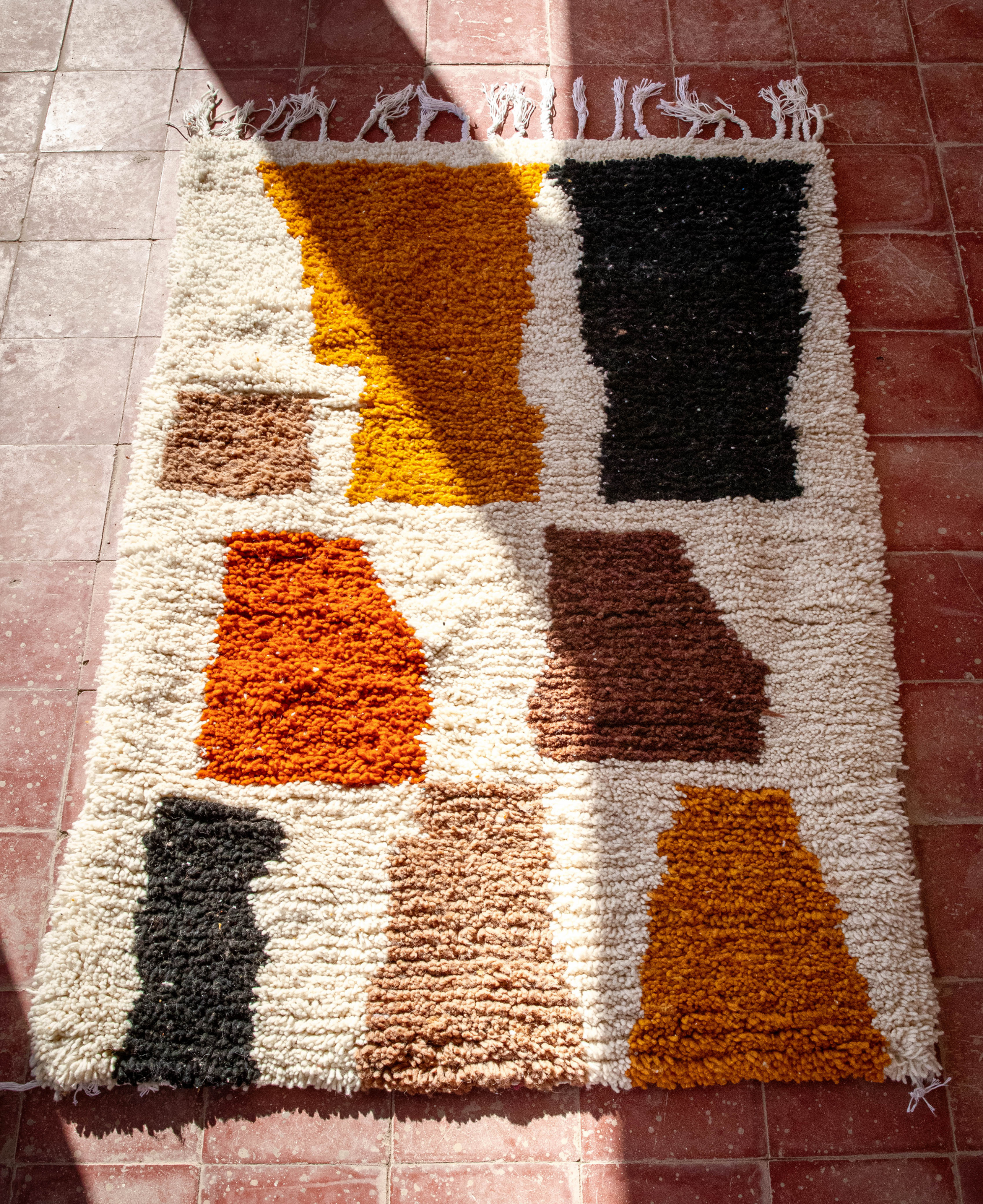 Moroccan Berber Beni Ourain Rug