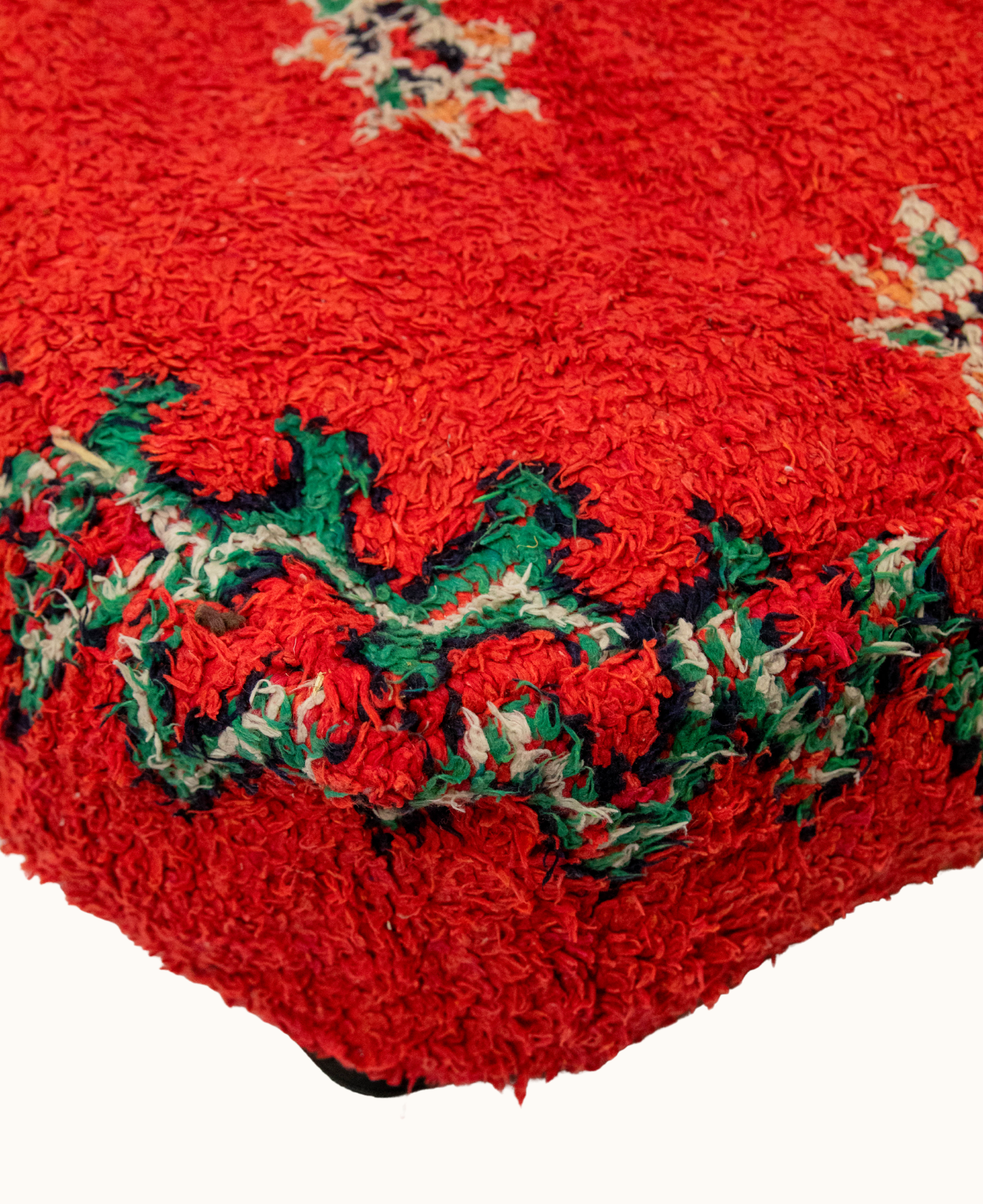 Handmade Moroccan Vintage Floor Cushion Pouf - 08