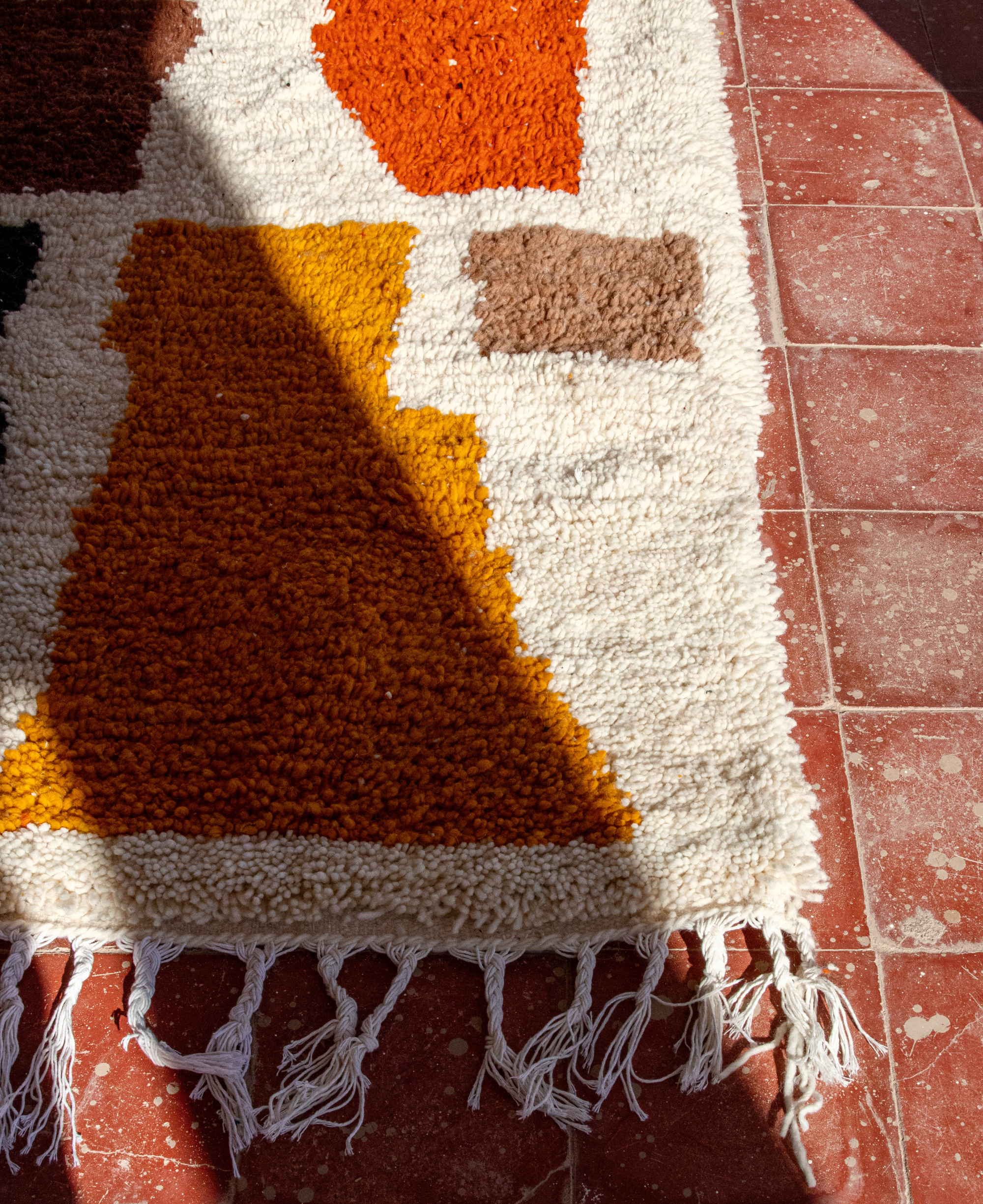 Moroccan Berber Beni Ourain Rug