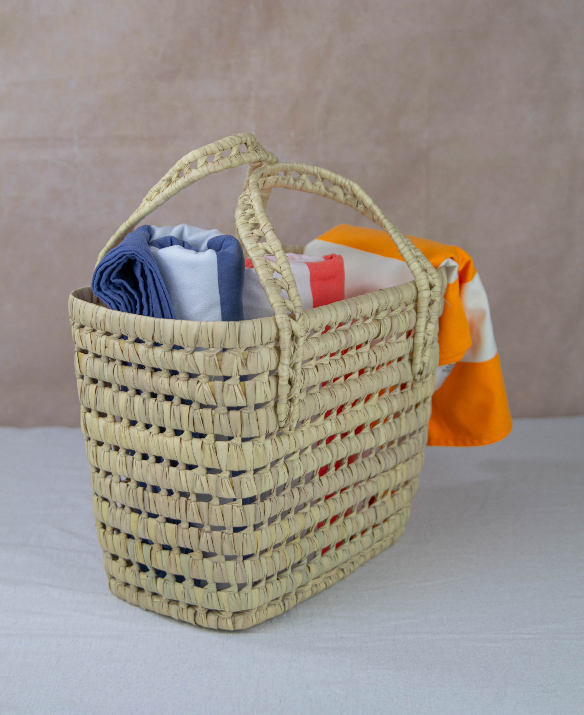 Handwoven French Beach Baskets