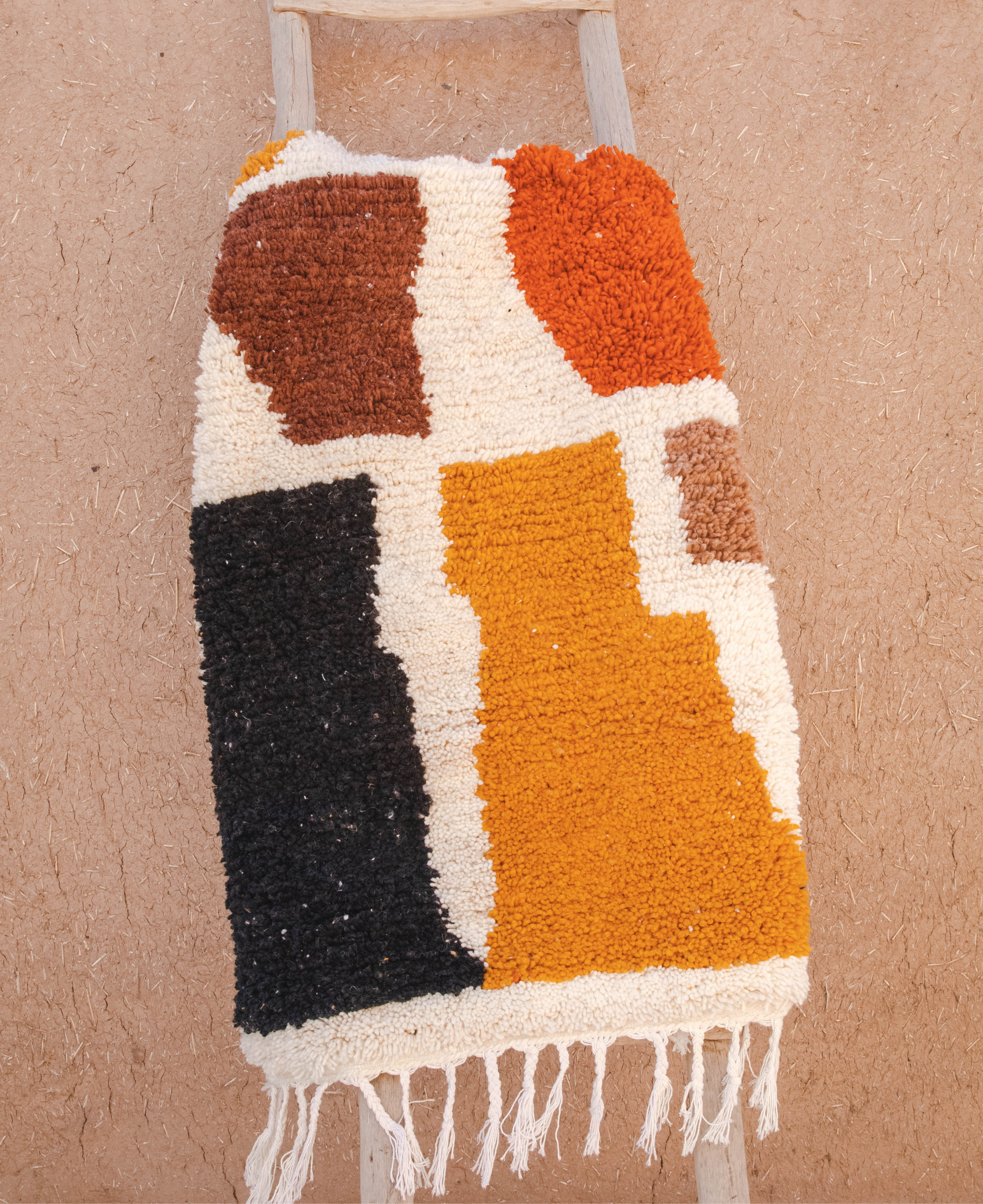 Moroccan Berber Beni Ourain Rug