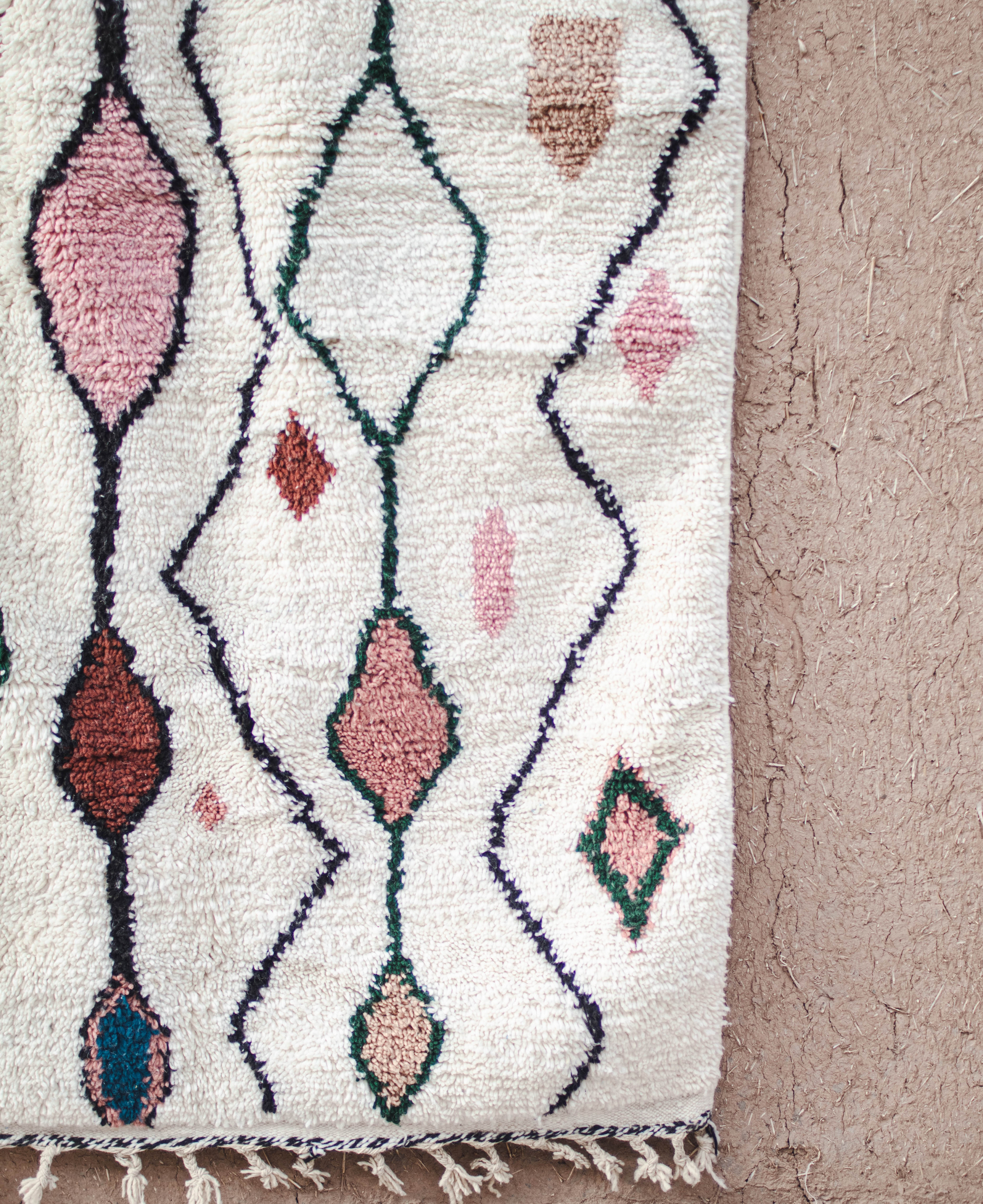 Moroccan Berber Beni Ourain Rug