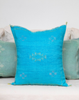 Handmade Moroccan Cactus Silk Cushion Cover 01