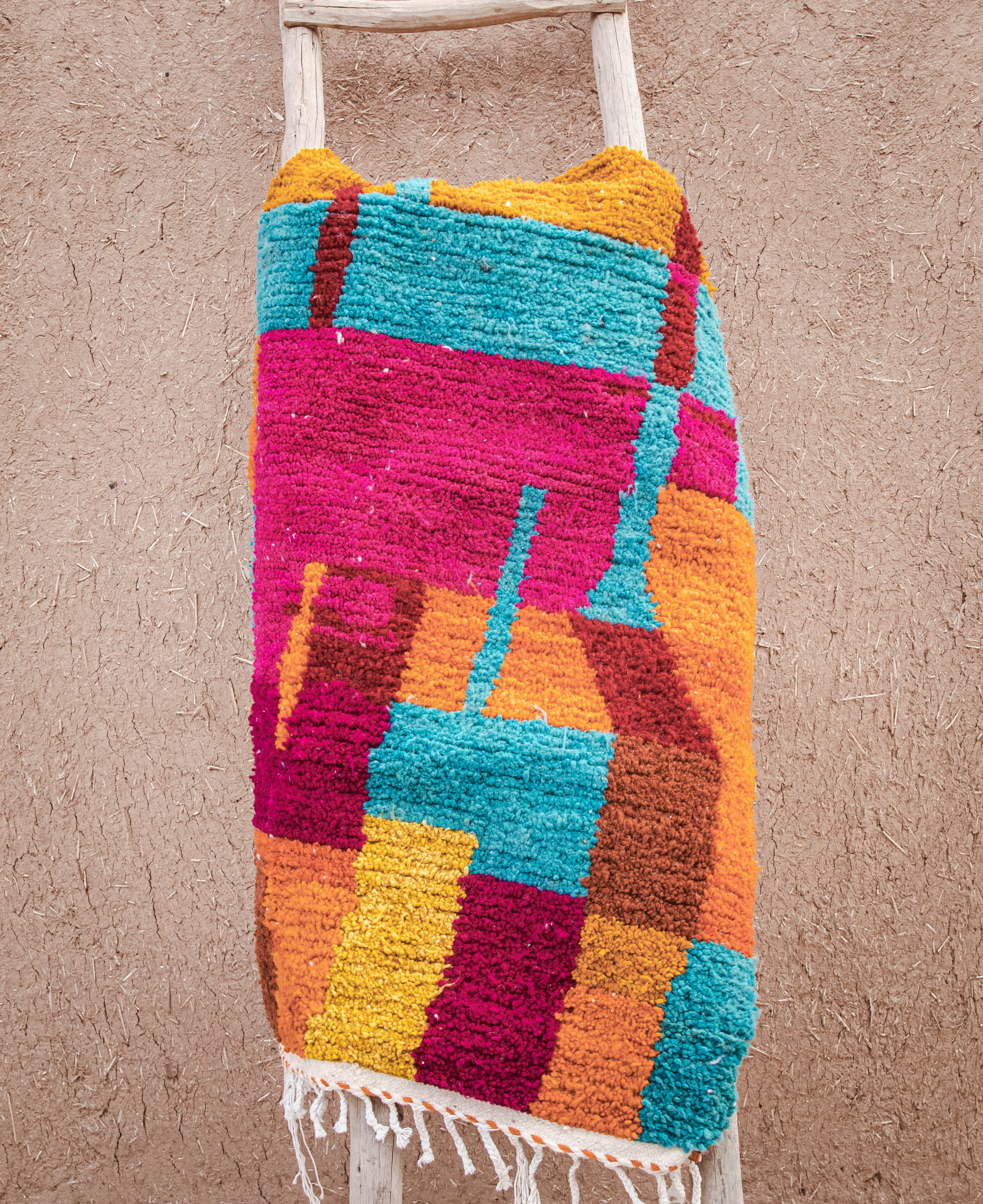 Moroccan Berber Beni Ourain Rug
