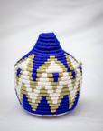 Hand-Woven Moroccan Wool Pot - 036