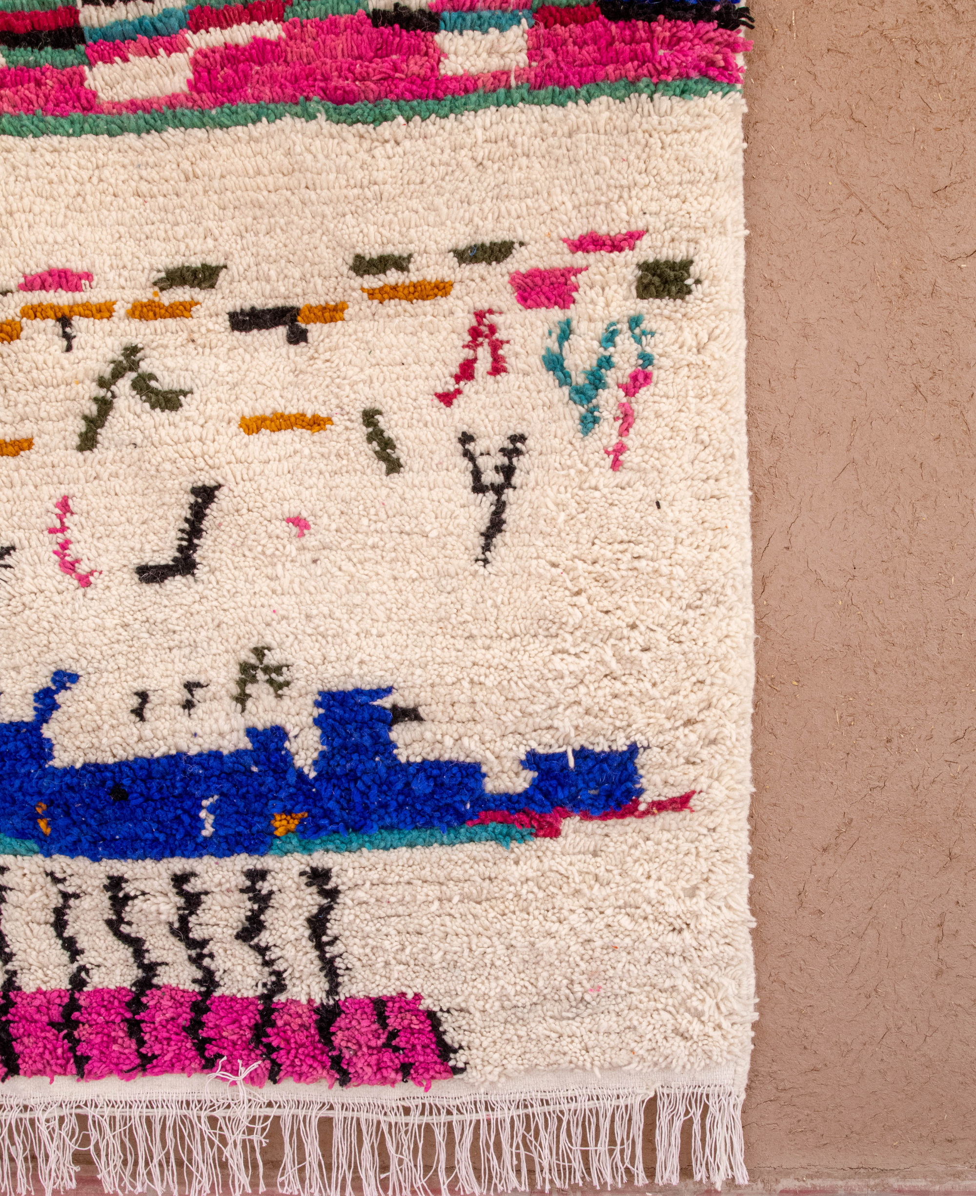 Moroccan Berber Beni Ourain Rug