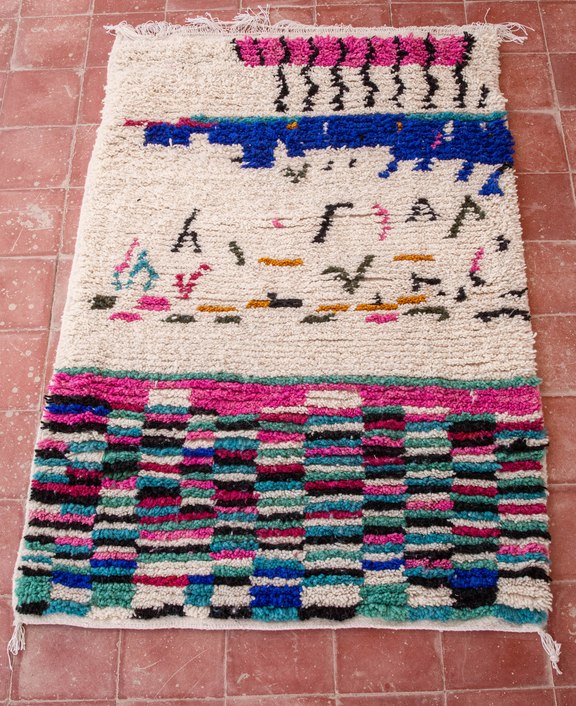 Moroccan Berber Beni Ourain Rug