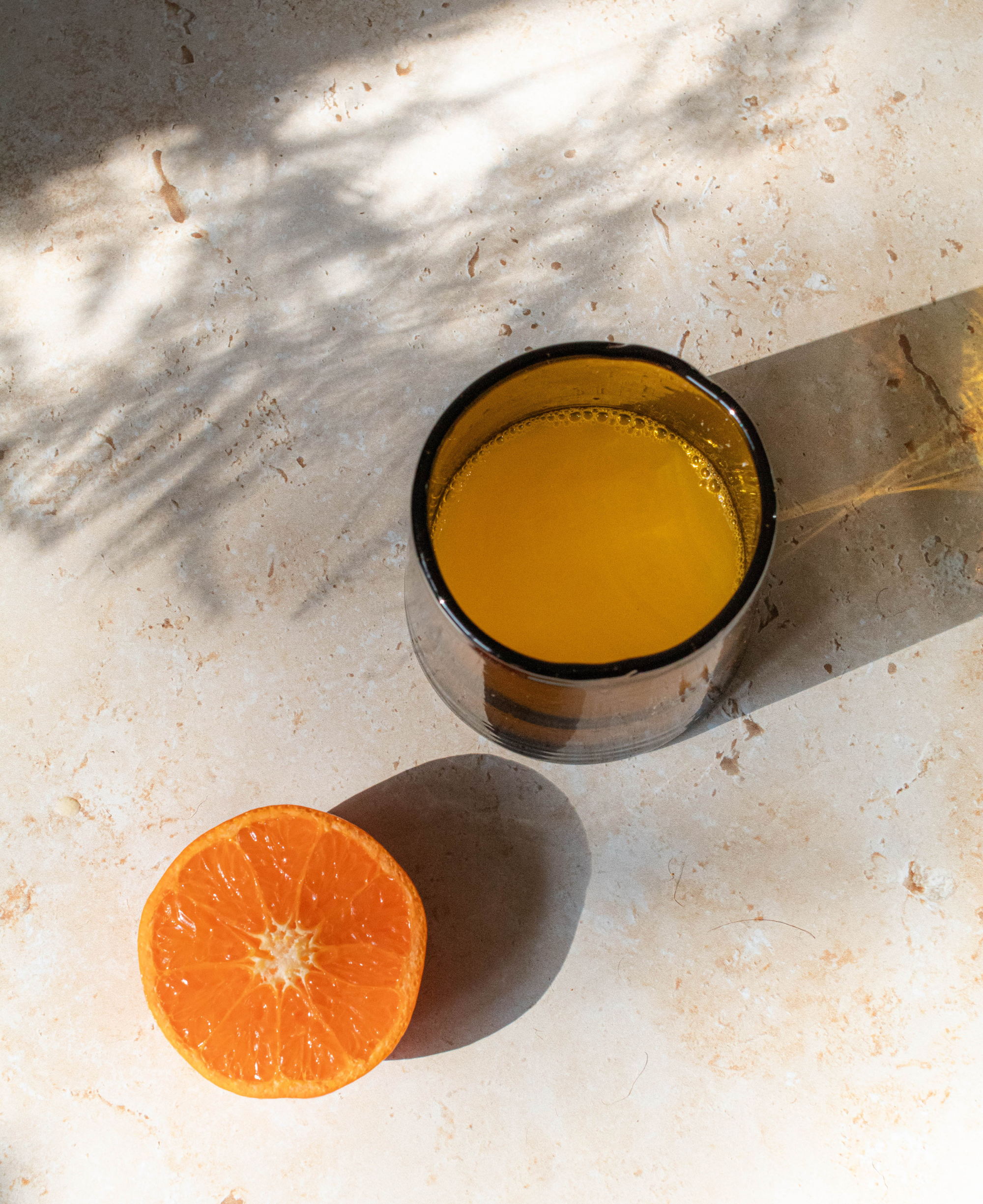Recycled Moroccan Amber Tumbler/Highball Glass
