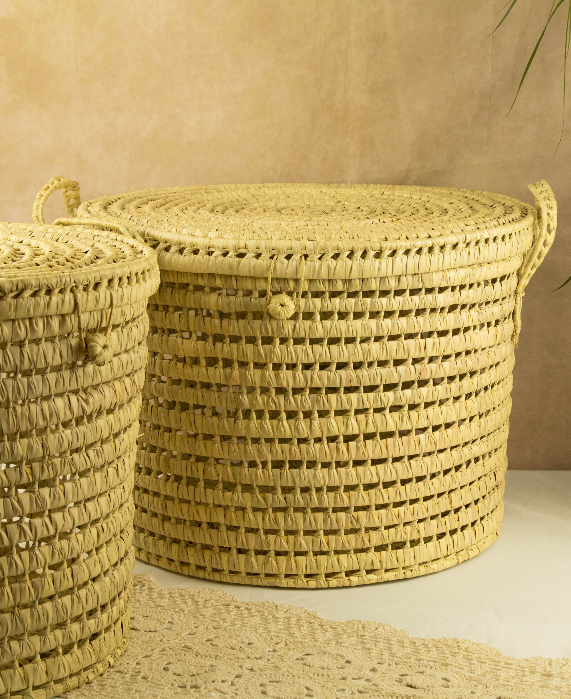 Handmade Woven Laundry Storage Basket
