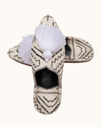 Moroccan Handmade Womens Babouche Slippers with African-Inspired Patterns