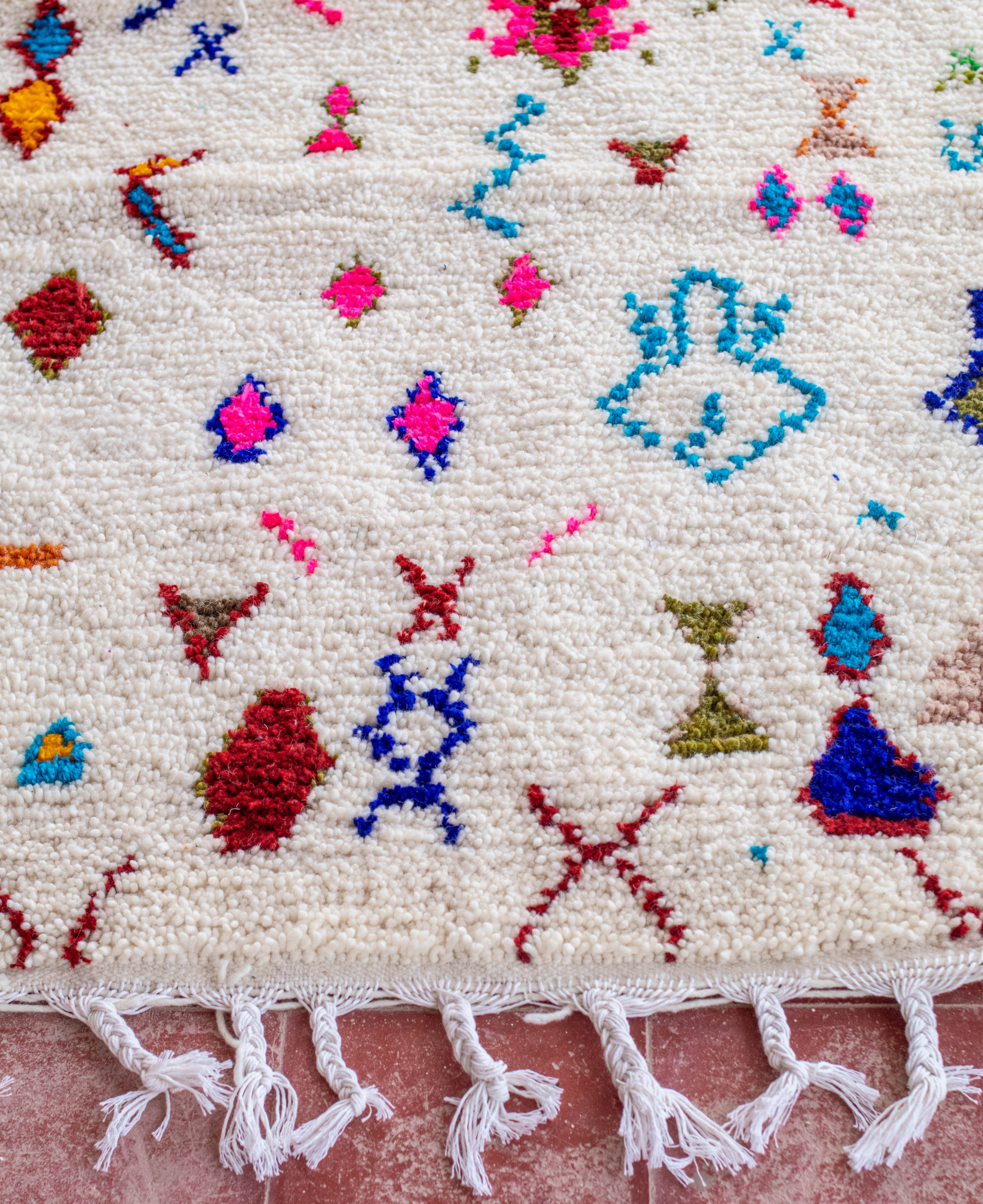 Moroccan Berber Beni Ourain Rug