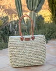 Handmade Straw Shoppers Bags