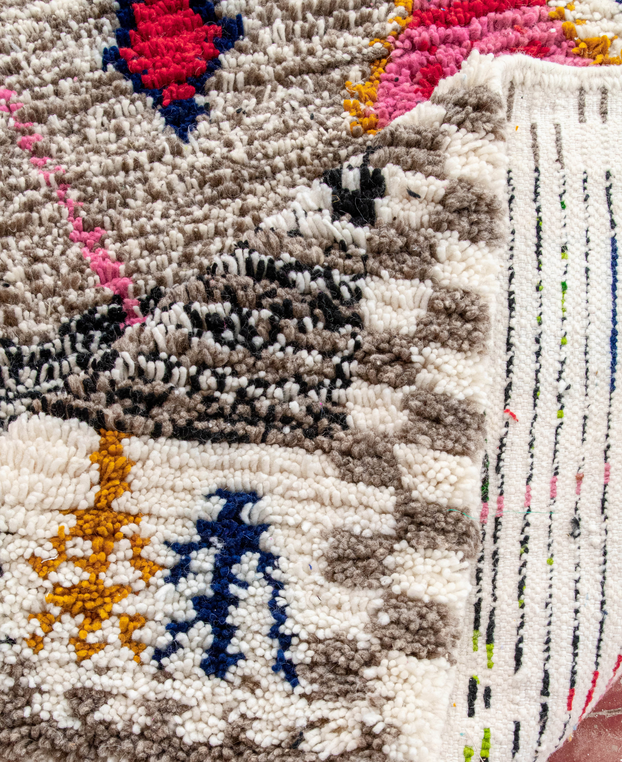 Moroccan Berber Beni Ourain Rug