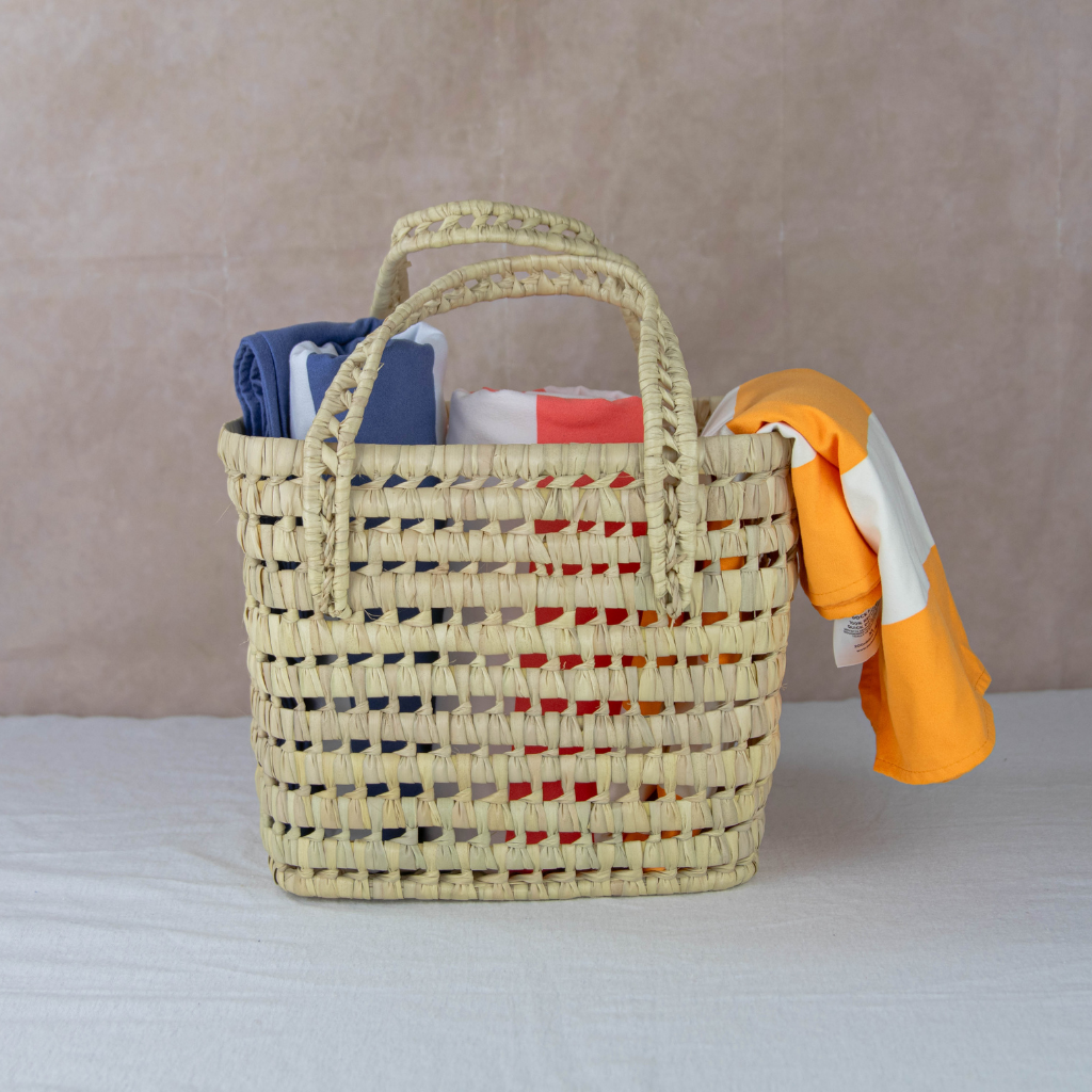 Handwoven French Beach Baskets