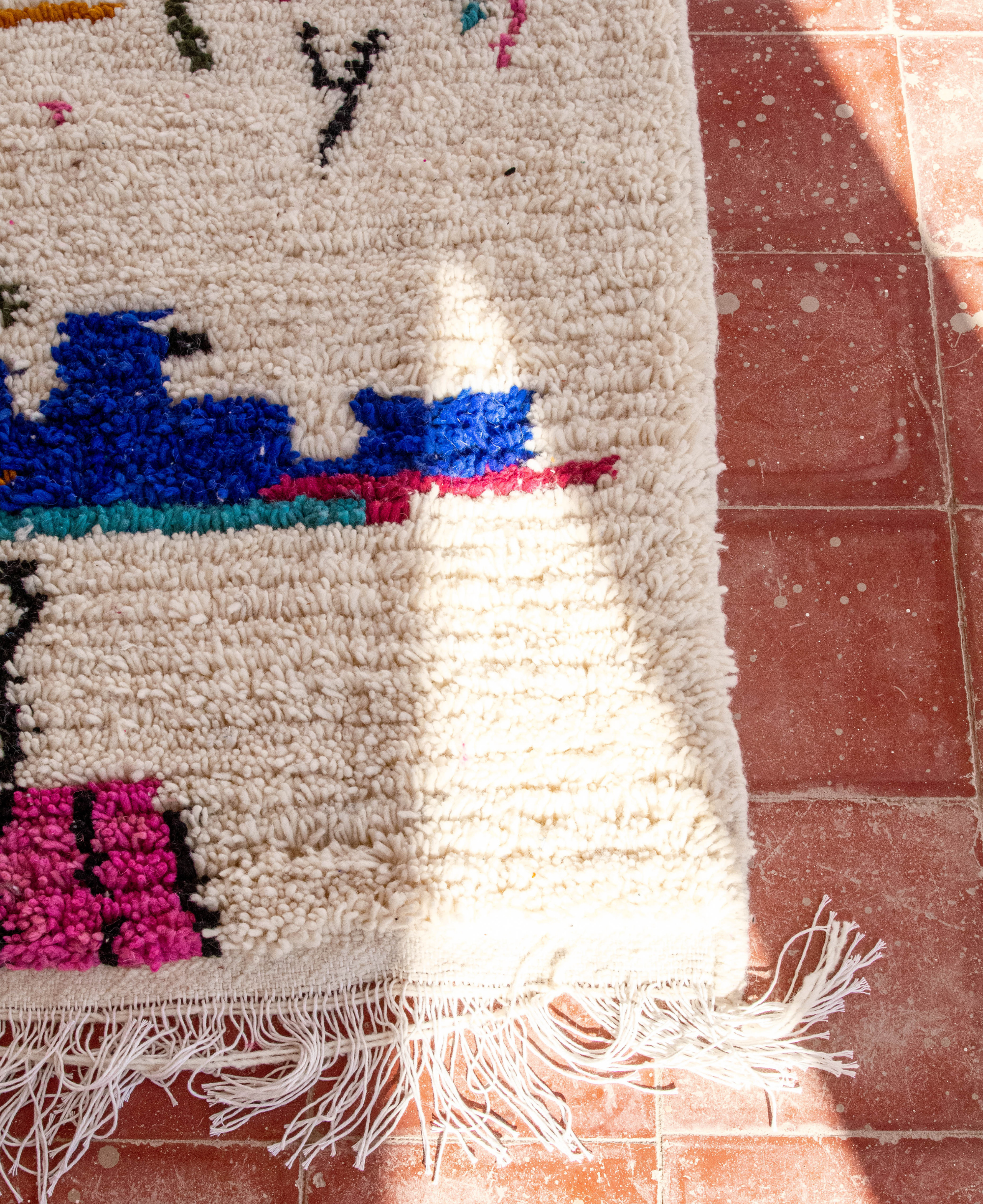 Moroccan Berber Beni Ourain Rug