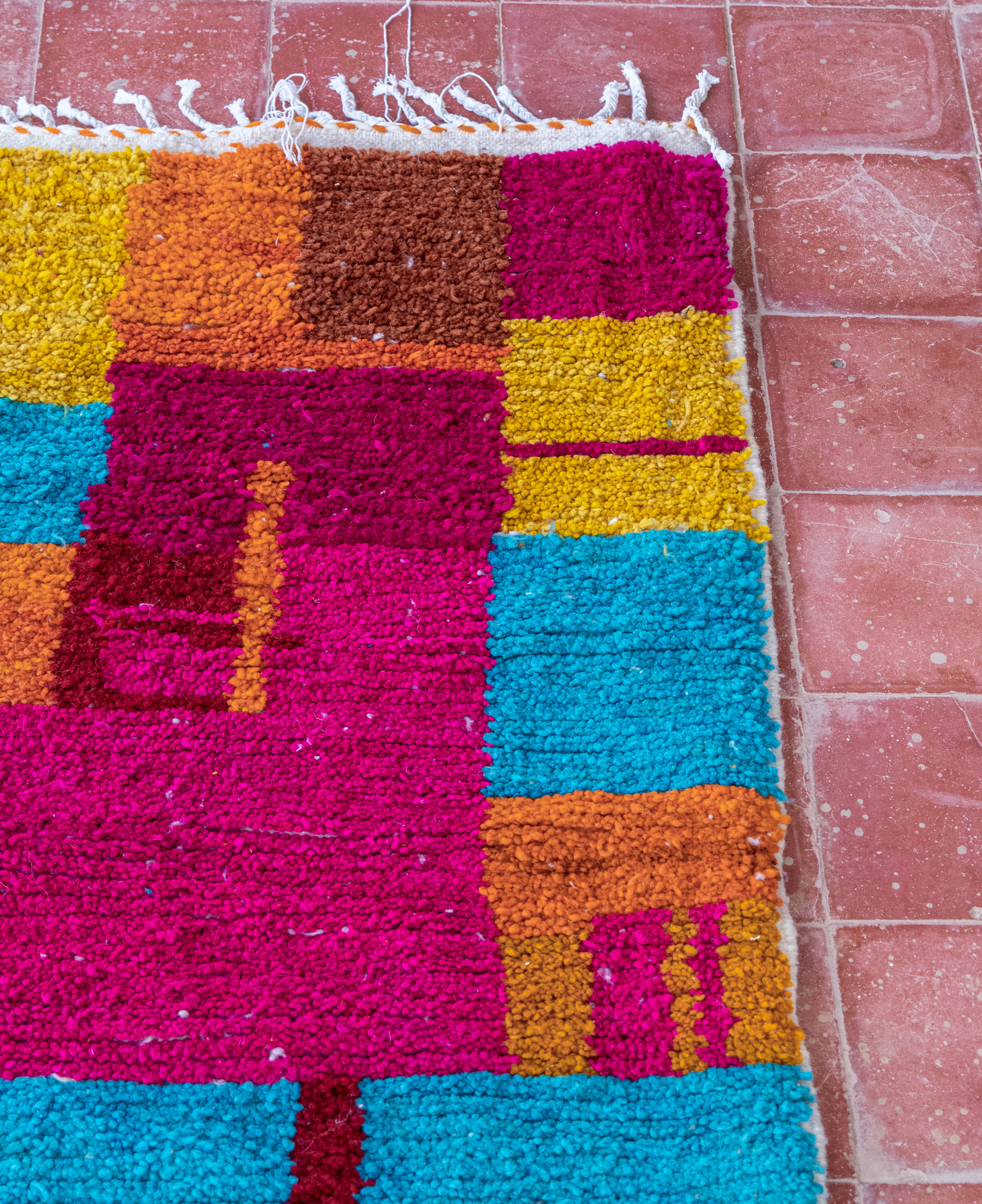 Moroccan Berber Beni Ourain Rug