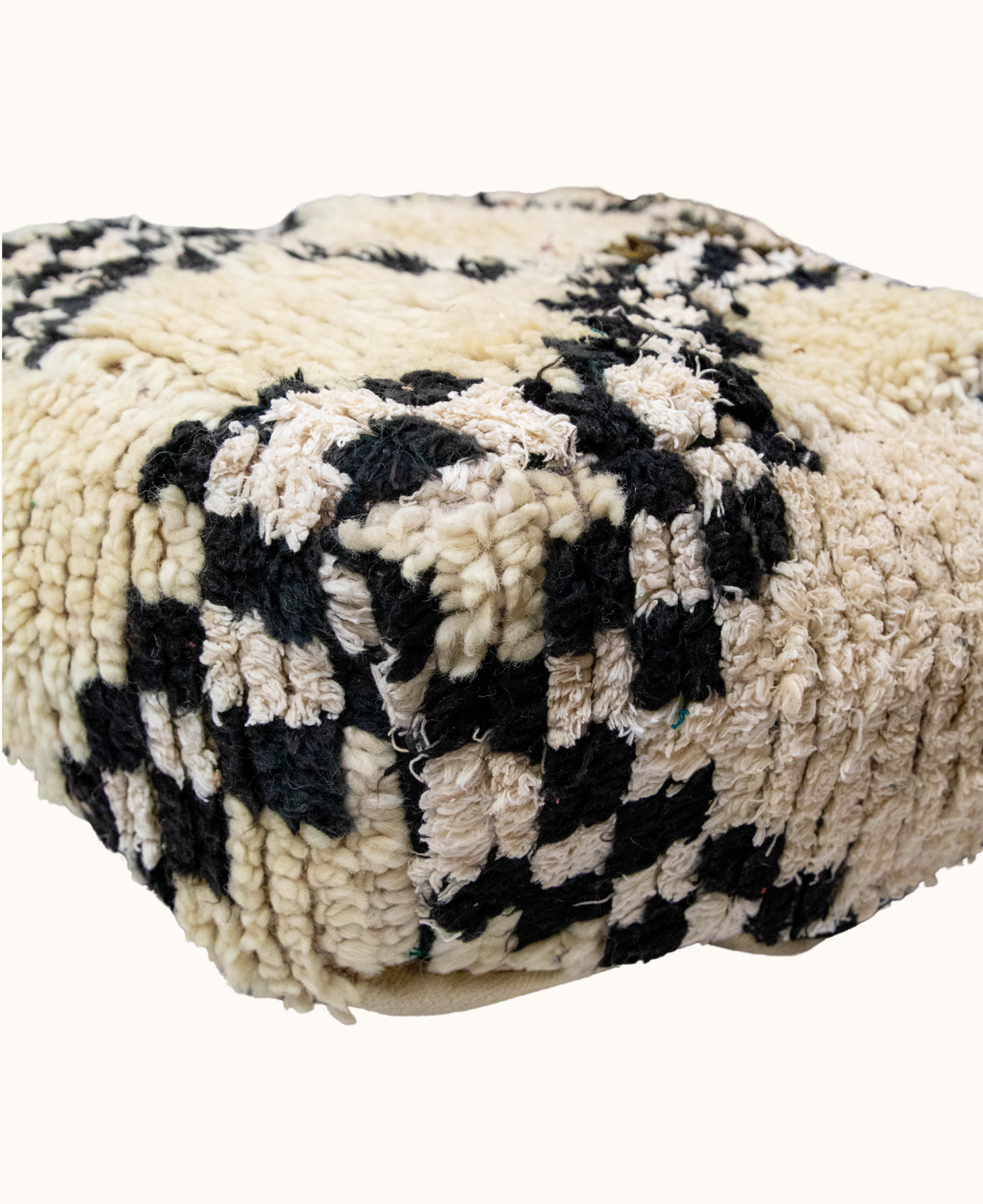 Handmade Moroccan Vintage Floor Cushion Pouf - 10