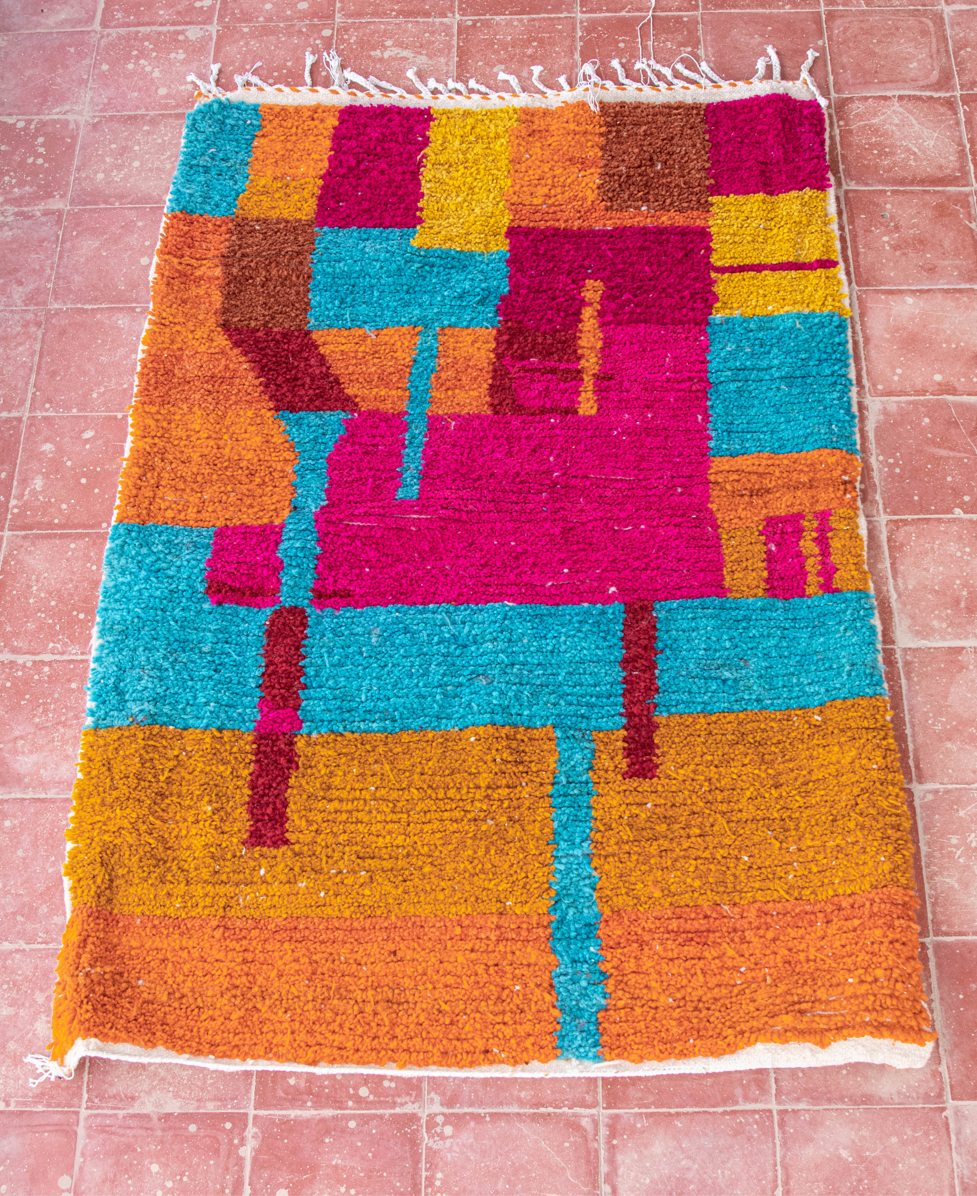 Moroccan Berber Beni Ourain Rug