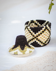 Hand-Woven Moroccan Wool Pot - 035