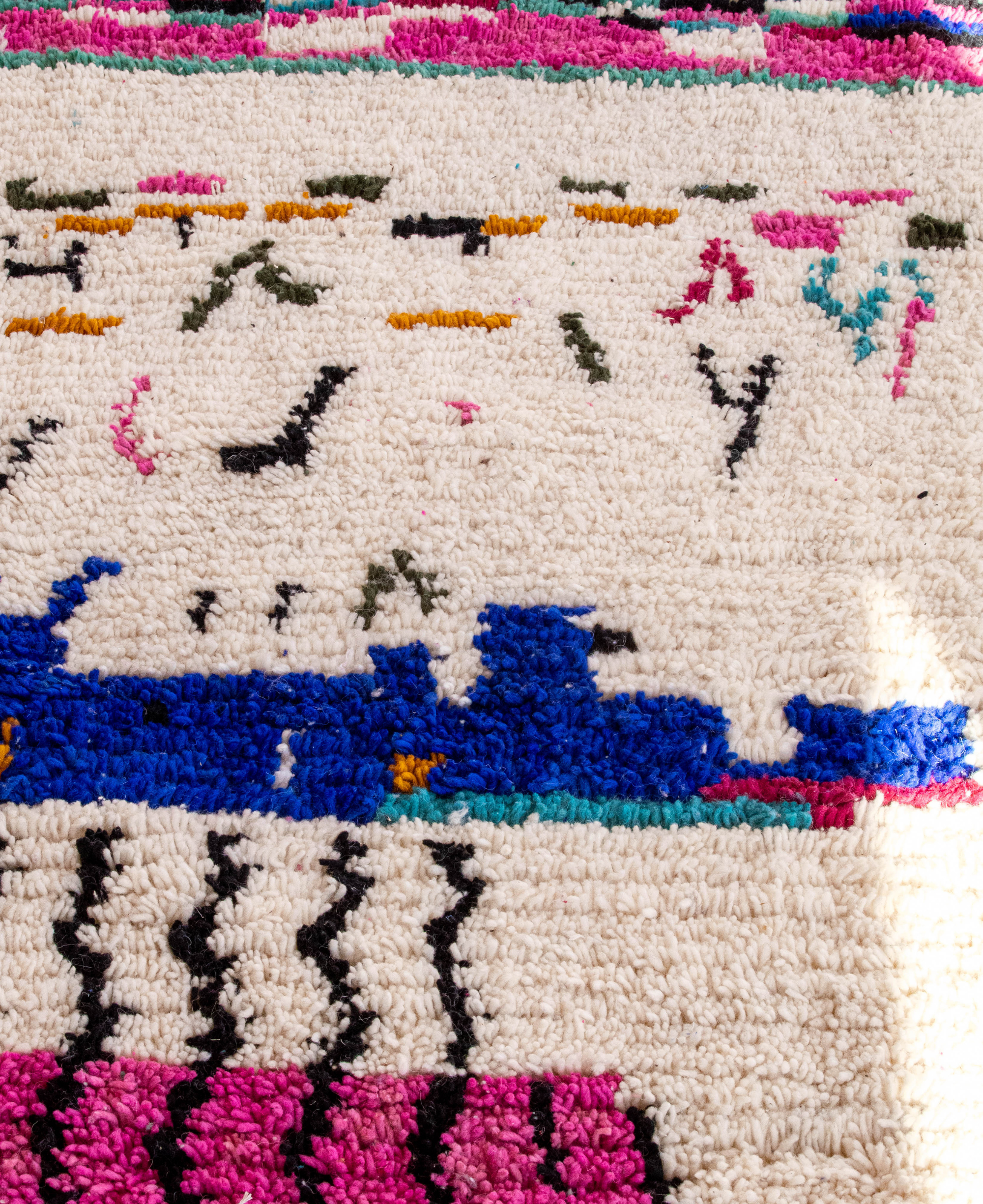 Moroccan Berber Beni Ourain Rug