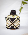 Hand-Woven Moroccan Wool Pot - 035