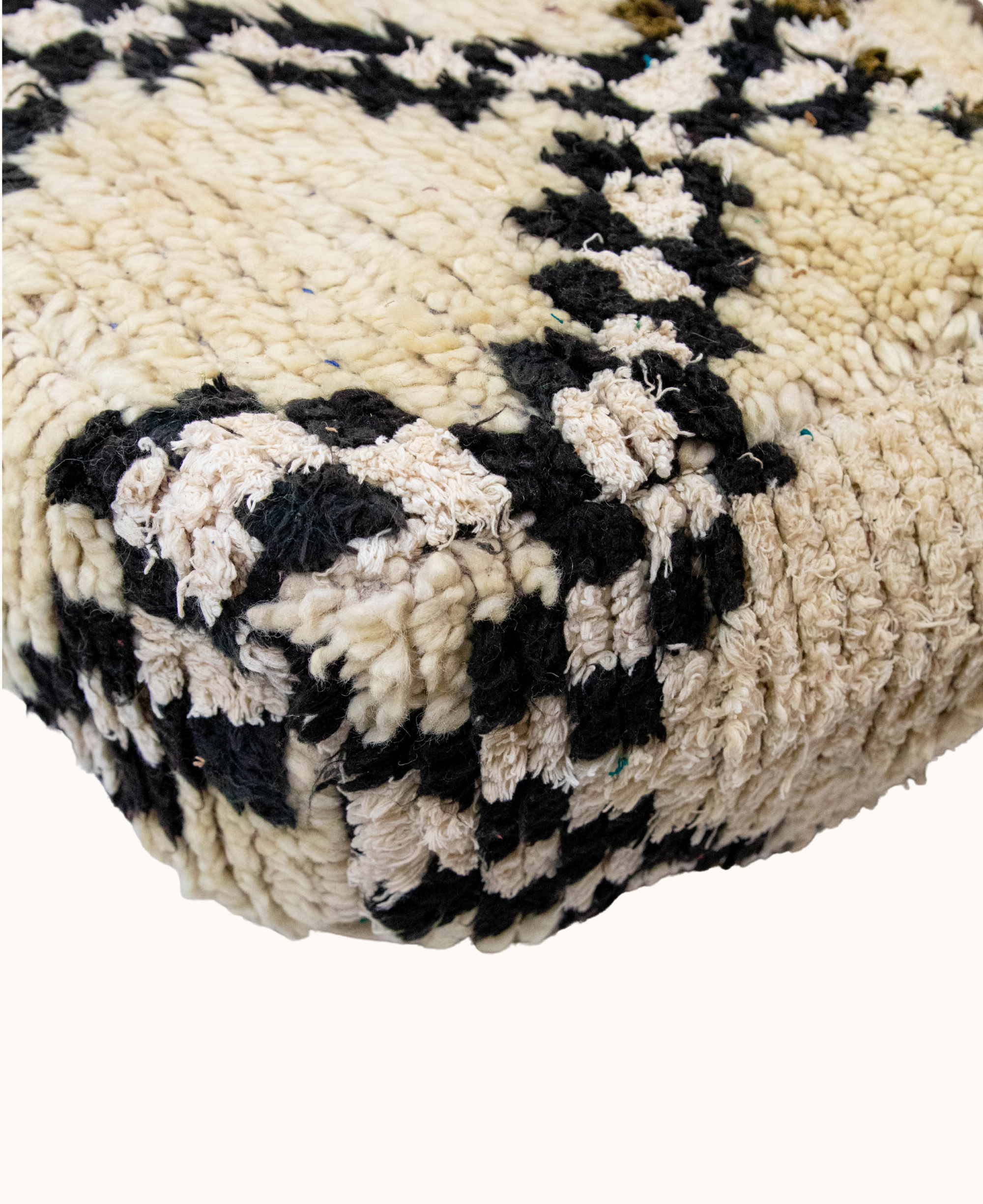 Handmade Moroccan Vintage Floor Cushion Pouf - 10