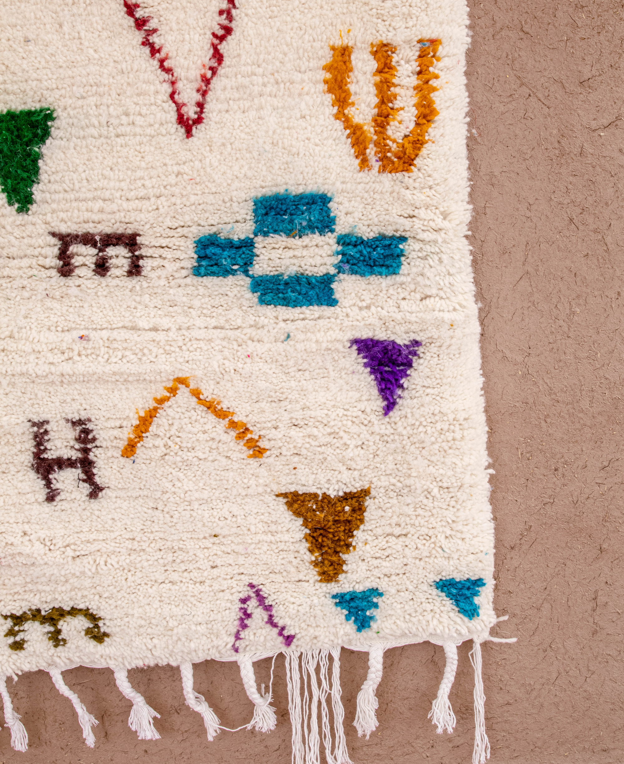 Moroccan Berber Beni Ourain Rug