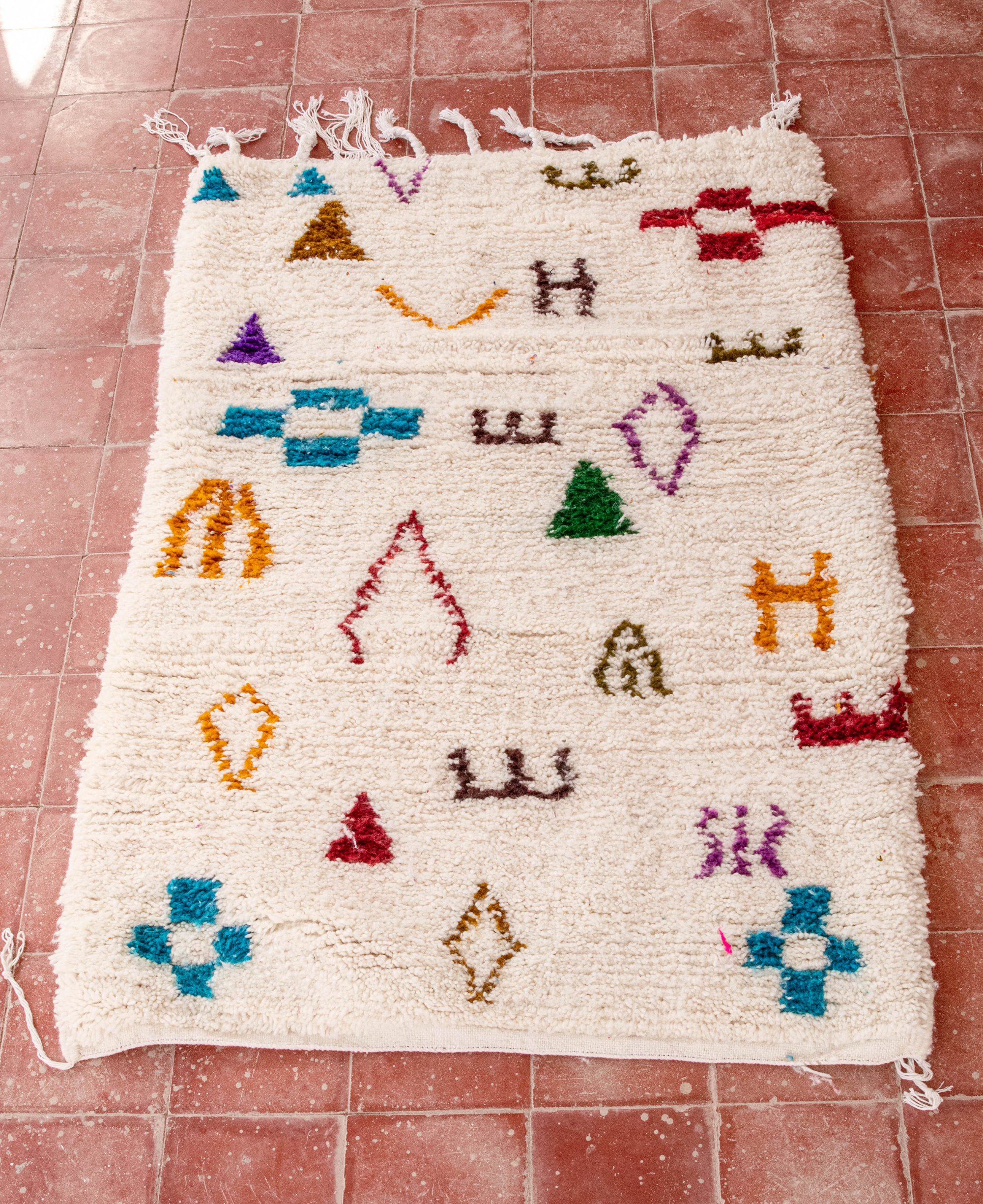 Moroccan Berber Beni Ourain Rug
