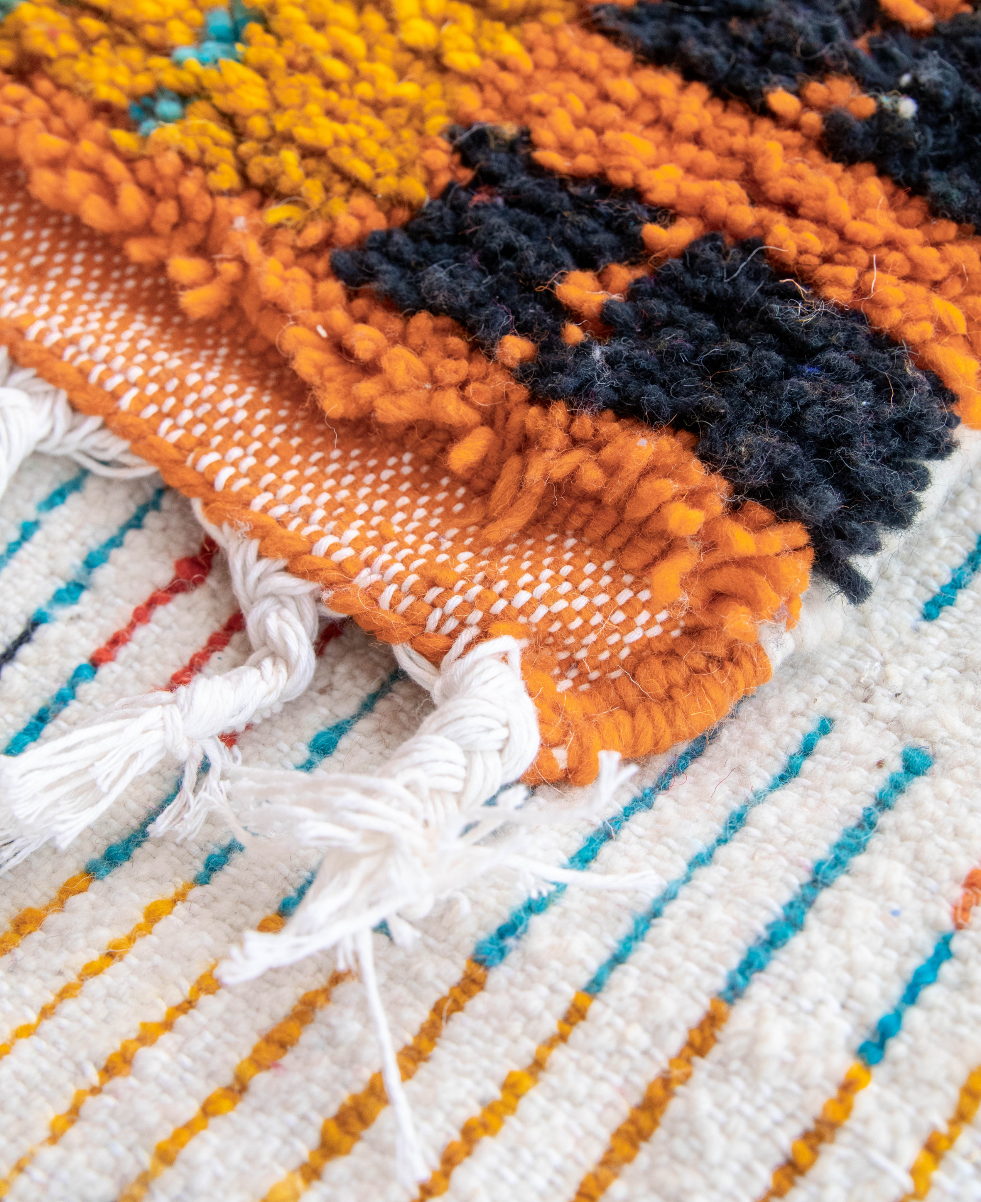 Moroccan Berber Beni Ourain Rug