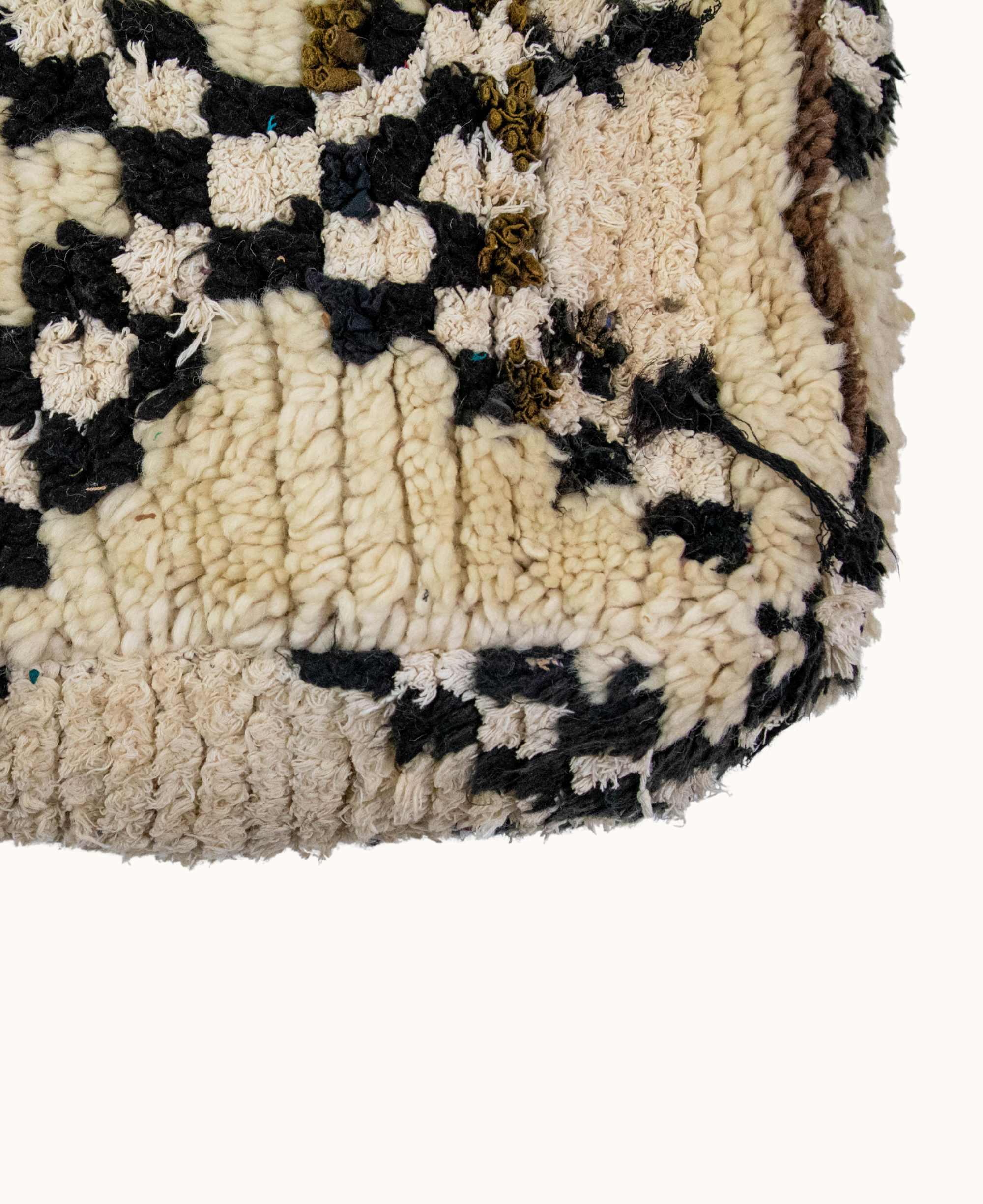Handmade Moroccan Vintage Floor Cushion Pouf - 10