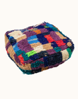 Handmade Moroccan Vintage Floor Cushion Pouf - 11