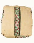 Handmade Moroccan Pouf Floor Cushion - Boho Vintage Floor Pouf