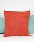Handmade Moroccan Cactus Silk Cushion Cover - 12
